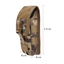 Mountaineering Bag Multi-Function Military Tactical Camouflage Pockets Mobile Phone Bag Outdoor Running Bag