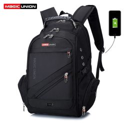 MAGIC UNION Fashion Bags boy Backpacks Brand Design Teenagers Best Studenst Travel Usb Charging Waterproof Schooibag