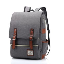 Fashion Vintage Laptop Backpack Women Canvas Bags  Men Oxford Travel Leisure Backpacks Retro Casual Bag School Bags For Teenager