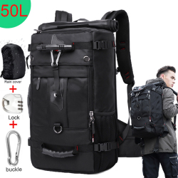 KAKA 50L Waterproof Travel Backpack Men Women Multifunction 17.3 Laptop Backpacks Male outdoor Luggage Bag mochilas Best quality