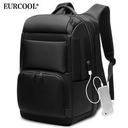 Men Travel Backpack Large Capacity Teenager Male Mochila Back Anti-thief Bag USB Charging 17.3  Laptop Backpack Waterproof n0007