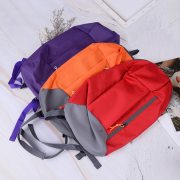 Unisex Sports Backpack Satchel Bag Withe Soft Handle Lightweight Nylon Backpacks For Travel Hiking Rucksack 9 Colors
