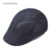 Spring Summer British Style Classic Man Mesh Berets Caps Casual Solid Color Peaked Caps Berets Hats Breathable Casquette Cap