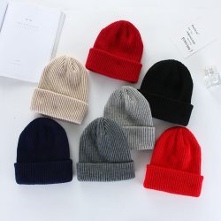 2019 NEW Men Women Fashion Knit Baggy Beanie Oversize Winter Hat Ski Winter Knitted Cap Woman Solid Color Hip Hop Boys Girls