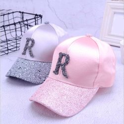 2018 Summer High Quality Women Rhinestone Baseball Caps For Girl Female Adjustable Hip Hop Fashion Sequins Snapback Hats