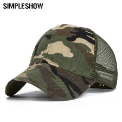 2019 Camo Baseball Caps Men Summer Mesh Cap Tactical Camouflage Hat For Men Women High Quality Bone Masculino Dad Hat Caps