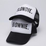 BLONDIE BROWNIE Baseball caps Trucker Mesh cap Women Gift For Girlfriends Her High Quality Caps Bill Hip-Hop Snapback Hat Gorras