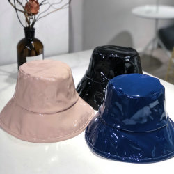 01809-liupei10 glossy coat of paint  fashion LADY bucket cap men women  leisure fishmen  hat