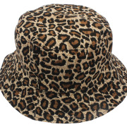 Free Shipping 2018 New Fashion Summer Leopard Animal Printed Bucket Hats Fishing Cap Women Men