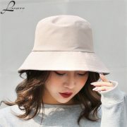 Lanxxy New Solid Women Bucket Hats Summer Beach Fishing Caps Hip Hop Hat Panama
