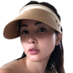 2019 New Women's Sun Hats Handmade Straw Visor Caps Parent-Child Summer Hat Empty Top Beach Hat
