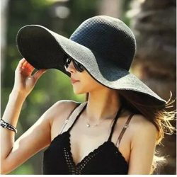 2019 Summer Fashion Floppy Straw Hats Casual Vacation Travel Wide Brimmed Sun Hats Foldable Beach Hats For Women With Big Heads