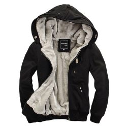 6XL large size Winter casual men's hoodies  sweatshirt hooded jackets coat man hoodi warm plus thick fleece hoodies WY100