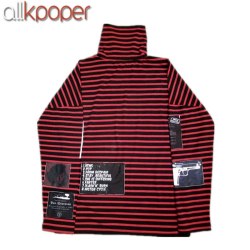 ALLKPOPER Kpop SUGA Sweatershirt Bigbang GD G-Dragon Sweatershirts Pullover Striped Hoodie Jumper Gift ( Suga Necklace)