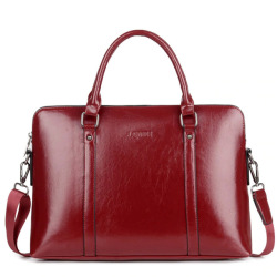 New Fashion Women Laptop Business Briefcase PU Leather Men Handbag 14 15.6 Inches  Women's Notebook Computer Portable Office Bag