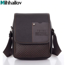 2019 New Pu Leather Men Messenger Bag Briefcase shoulder crossbody handbag business bag casual men's travel bag  KY-1
