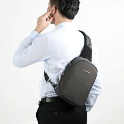 Tigernu Anti theft Crossbody Bag Casual Men Chest Bag Waterproof Sling Shoulder Bag Messenger Bag Fit 9.7" IPad for Teenager