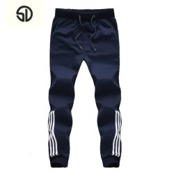 2019 New Fashion Tracksuit Bottoms Mens Casual Pants Cotton Sweatpants Mens Joggers Striped Pants Gyms Clothing Plus Size 5XL