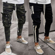 Fashion  Men Trousers Casual Long Pants Loose Military Work Cargo Camo Combat Pants Military  Camouflage