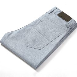 HCXY Brand 2019 Summer high quality Men's Linen Pants man Casual thin trousers Men pantalones male pants Plus size 38
