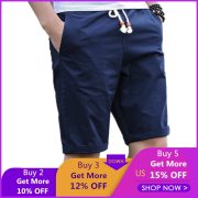 Lawrenceblack Brand Men's Shorts Summer Mens Beach Shorts Cotton Casual Male Shorts Homme Bermuda Masculina Plus Size 5XL 979
