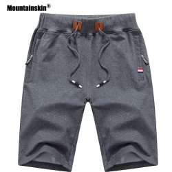 Mountainskin 2019 Solid Men's Shorts 6XL Summer Mens Beach Shorts Cotton Casual Male Shorts homme Brand Clothing SA210