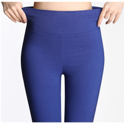 S-6XL15 Colors New Winter Plus Size Women's Pants Fashion Candy Color Skinny high waist elastic Trousers Fit Lady Pencil Pants
