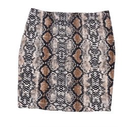 Women ladies summer hot fashion high waisted bodycon mini skirts zipper snake skin printed pencil mini skirts