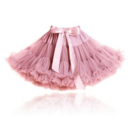 Womens Skirt Fluffy Chiffon Pettiskirts Tulle Skirt Party Dance Tutu Skirt Women Lolita Petticoat Womens Dusty rose pink TUTU