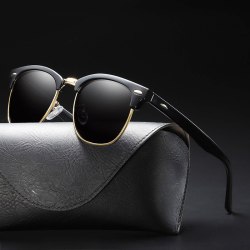 Ladies Sunglasses Polarized Man's Eyeglasses Uv400 Shades For Women Vintage Retro Glasses Fashion Driving Top Selling Female Tac