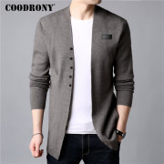 COODRONY Cardigan Men Casual Knitted Cotton Wool Sweater Men Clothes 2019 Autumn Winter New Mens Sweaters and Cardigans Coat B11