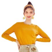 SEMIR 2019 Cashmere Knitted Sweater Women Pullovers Turtleneck Autumn Winter Basic Women Sweaters Korean Style Slim Fit Black