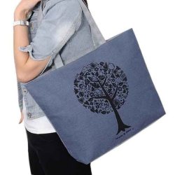 2017 Casual Women Leisure Large Capacity Tote Canvas Shoulder Bag Shopping Bag Beach Bags Fashion Tote Feminina