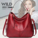 2018 vintage brown women leather handbags luxury designer shoulder bags high quality brand crossbody bags for women bolso mujer