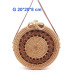 2019 Round Straw Bags Women Summer Rattan Bag Handmade Woven Beach Cross Body Bag Circle Bohemia Handbag Bali Lowest price L31