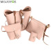 4pcs/Set Fashion Women Bag Tassel Pure PU Leather Composite  Bag Women Clutch Handbag Set Large Shoulder Bag Tote bolsa feminina