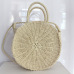 Bali Island Hand Woven Bag Round Bag buckle Rattan  Straw Bags Satchel Wind Bohemia Beach Circle Bag