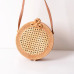 Bali Island Hand Woven Bag Round Bag buckle Rattan  Straw Bags Satchel Wind Bohemia Beach Circle Bag