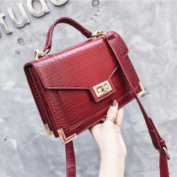 Bolsa Mujer Bags For Women 2018 Luxury Handbags Women Bags Designer Crocodile Pattern Leather Shoulder Messenger Bag sac a main