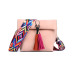 EXCELSIOR Hot Selling Star Top Quality Scrub PU Crossbody Bag Stylish Women's Bag Tassel Shoulder Bags with Colorful Strap G2090