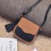 Free shipping, 2019 new trend women handbags, retro simple flap, fashion shoulder bag, tassel ornaments woman messenger bag.