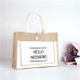 High Quality Women Linen Luxury Tote Large Capacity Female Casual Shoulder Bag Lady Daily Handbag Fresh Beach Shopping Bag