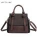 LEFTSIDE Vintage New Handbags For Women 2018 Female Brand Leather Handbag High Quality Small Bags Lady Shoulder Bags Casual