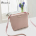 MINOFIOUS  Fashion Casual Phone Coin Shoulder Bag Small Women PU Leather Messenger Bags Solid Clutch Zipper Crossbody Mini Bag