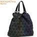 Maelove Luminous bag Women Geometry Diamond Tote Quilted Shoulder Bags Laser Plain Folding Handbags Hologram Free Shipping