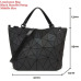 Maelove Luminous bag Women Geometry Diamond Tote Quilted Shoulder Bags Laser Plain Folding Handbags Hologram Free Shipping