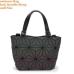 Maelove Luminous bag Women Geometry Diamond Tote Quilted Shoulder Bags Laser Plain Folding Handbags Hologram Free Shipping