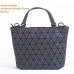 Maelove Luminous bag Women Geometry Diamond Tote Quilted Shoulder Bags Laser Plain Folding Handbags Hologram Free Shipping