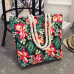 Mara's Dream 2019 Casual Women Floral Large Capacity Tote Canvas Shoulder Bag Shopping Bag Beach Bags Casual Tote Feminina