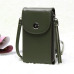 Osmond Design Women Handbags Korean Mini Bag Cell Phone Bags Simple Small Crossbody Bags Casual Ladies Flap Shoulder Bag Green